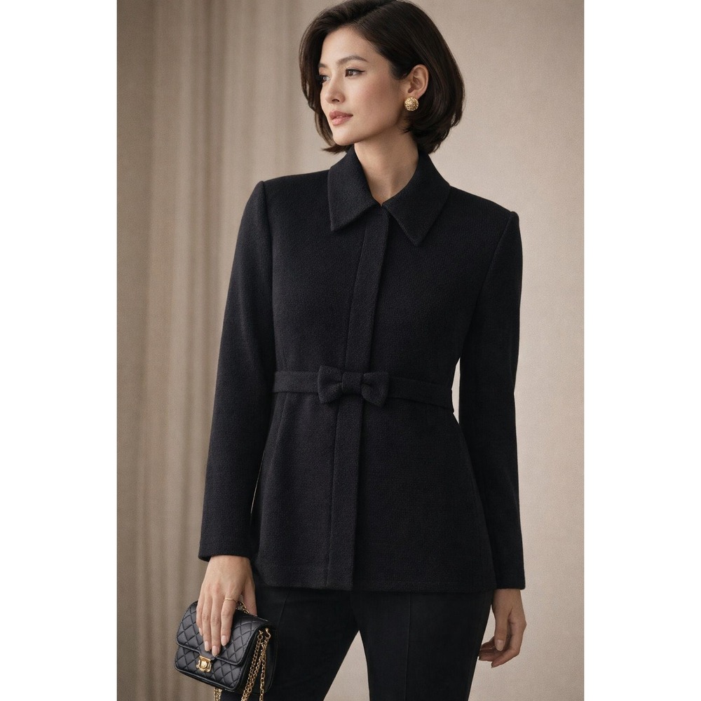 St. John Evening Jacket Womens 2 Black Excellent
